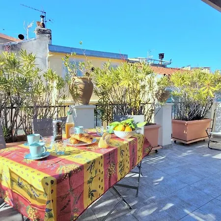 Apartment Ze Perfect Place - De Charme Nicois - 2 Chb & 2 Sdb - Ac - Terrasse - Vieux Nice